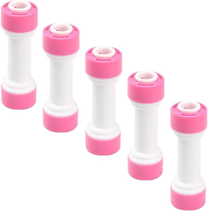 Madavoon 1/4 inch Quick Connect one Way Check Valve for RO purifiers Water Reverse Osmosis System,5 PCS - Image 1